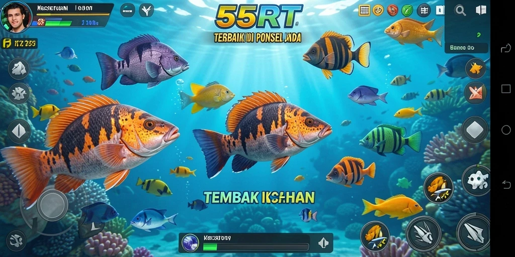 Gameplay seru menembak ikan penuh warna dan tantangan.