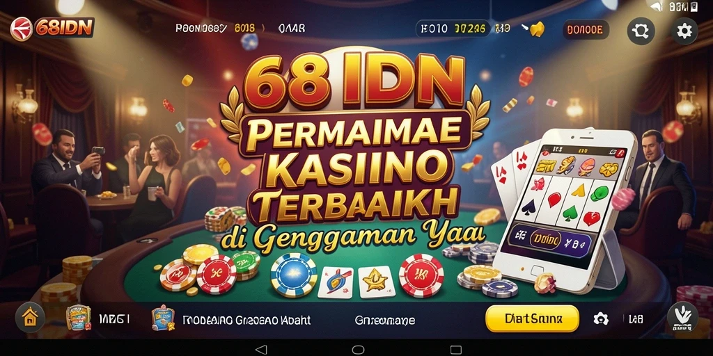 Screenshot gameplay 68IDN menampilkan keseruan permainan kasino.