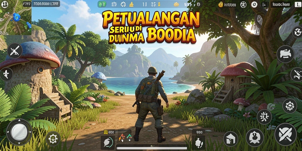 Gameplay seru F7F7 di dunia terbuka yang luas dan menawan.