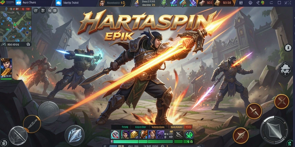 Gameplay MOBA yang seru dengan karakter unik dan strategi mendalam.