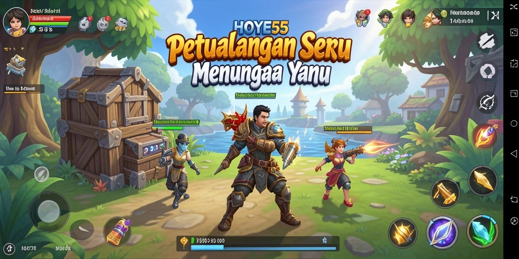 Gameplay seru dan tantangan di dunia petualangan.