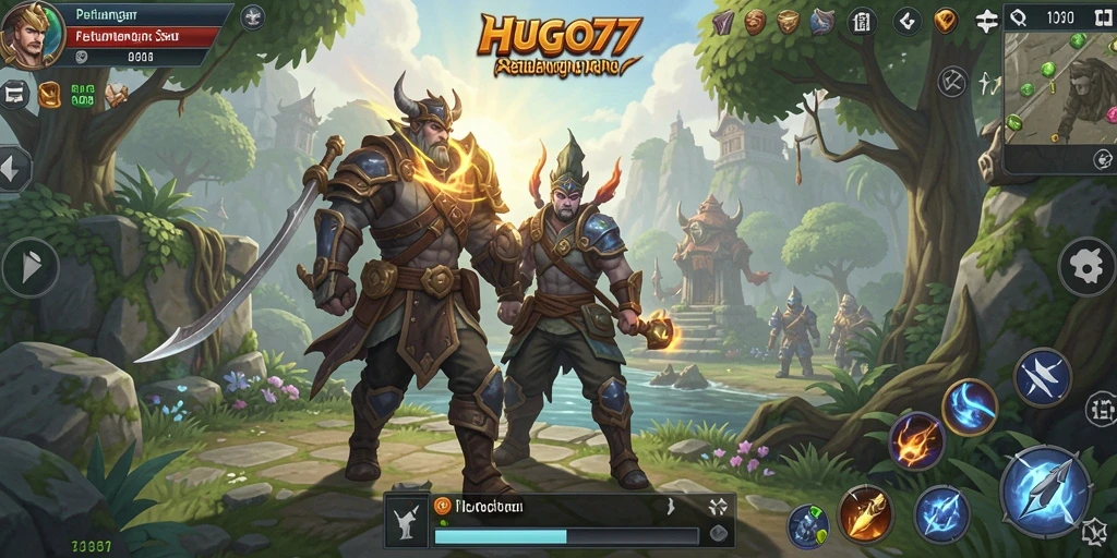 Gameplay seru di dunia fantastis HUGO77