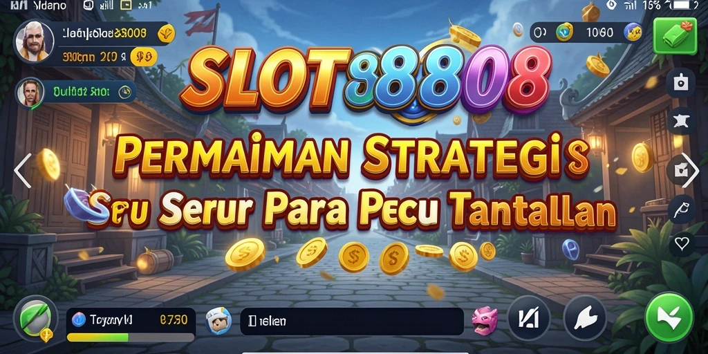 Tampilan permainan strategis yang penuh tantangan dan keseruan.