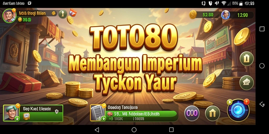 Tampilan gameplay TOTO80 dengan elemen Tycoon yang menarik.